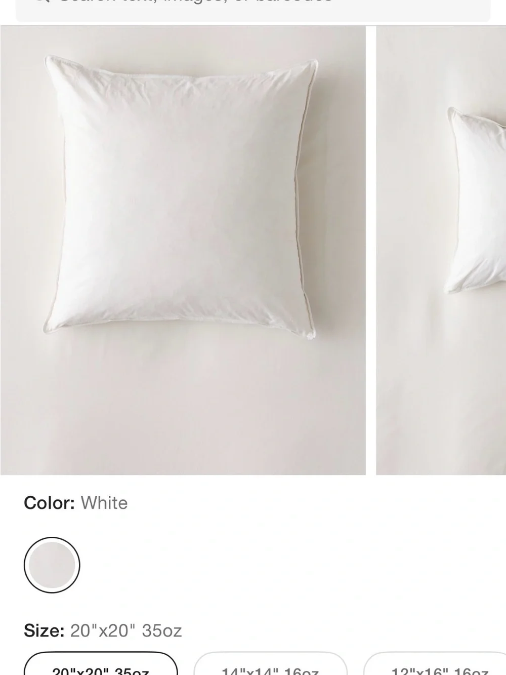 Urban Outfitters Throw Pillow Insert